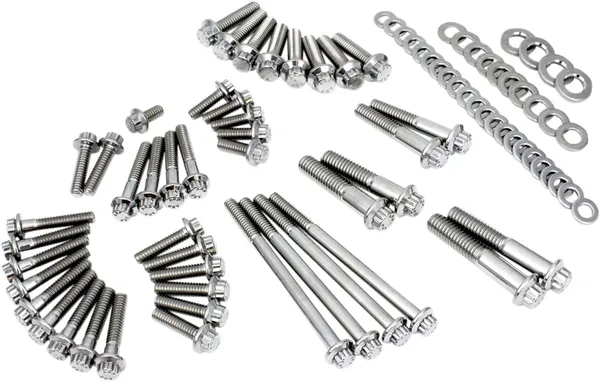FEULING PARTS 12-Point External Primary/Transmission Engine Fastener Kit Harley Davidson FLDE / FLFB / FLFBS 1750-1923cc 18-26
