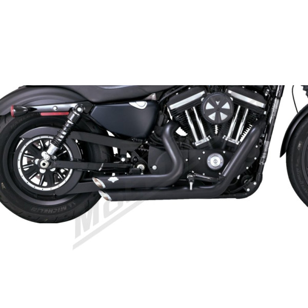 VANCE & HINES Shortshots Staggered Exhaust System Harley Davidson XL 883-1200cc 14-22