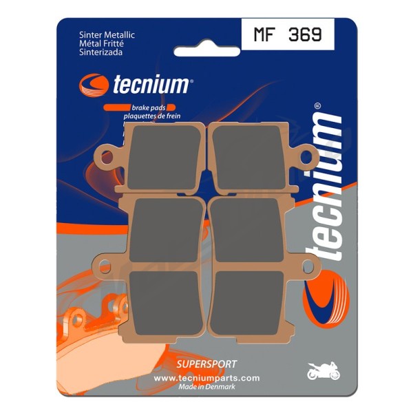 TECNIUM Street Performance Sintered Metal Brake pads MF369 Honda VFR 1200 10-15