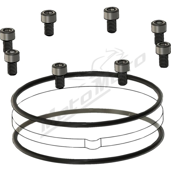 TRASK Assault oro filtro dangtelio remonto kompl. Harley Davidson 1750-1977cc 17-25