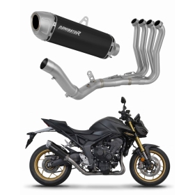 Honda CB 1000 Hornet / SP 2025 Dominator Full Exhaust System S6 BLACK + dB killer