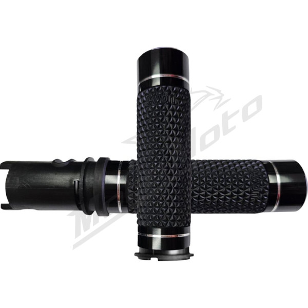 AVON GRIPS K25 Grips 25.4mm Black Harley Davidson FLFBS / FLHX / FXBB / FXBR / FLTRX 1923-1977 23-26