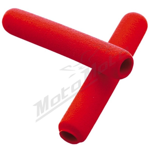 V PARTS Foam Lever Grips Red Derbi / Vent 50 12-25 22mm