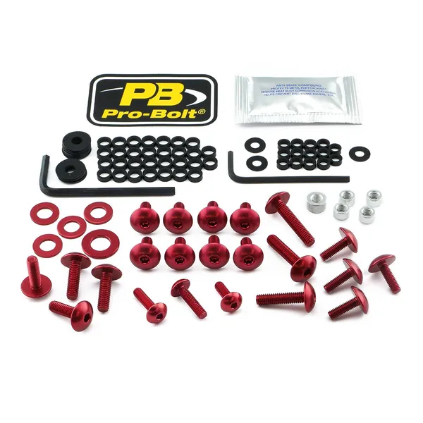 PRO BOLT Aliuminio apdailų varžtų rinkinys Kawasaki ZZR 1400cc 12-20