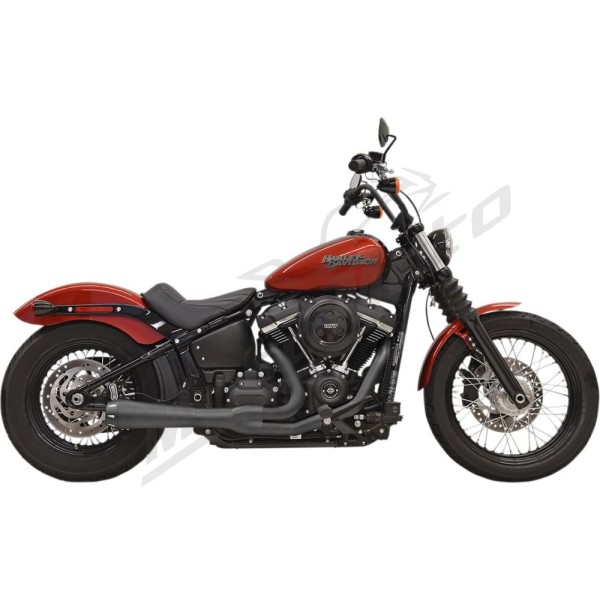 BASSANI XHAUST 2-into-1 Road Rage Exhaust System Harley Davidson 1750-1923cc 2018-2024