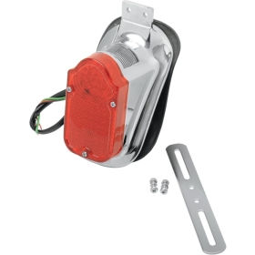 DRAG SPECIALTIES Universal Mount Tombstone LED Taillight with License Plate Mount