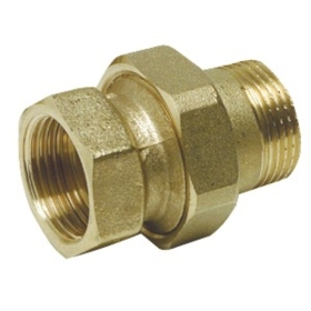 Straight joint 3 pieces 1/2"