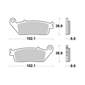 Sbs Brakepads Maxi Sinter