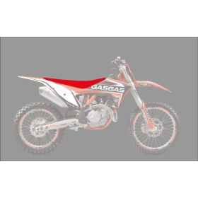 Blackbird Racing Pyramid sėdynės užvalkalas GasGas EC / EX / MC 125-450cc 21-23 Raudonas