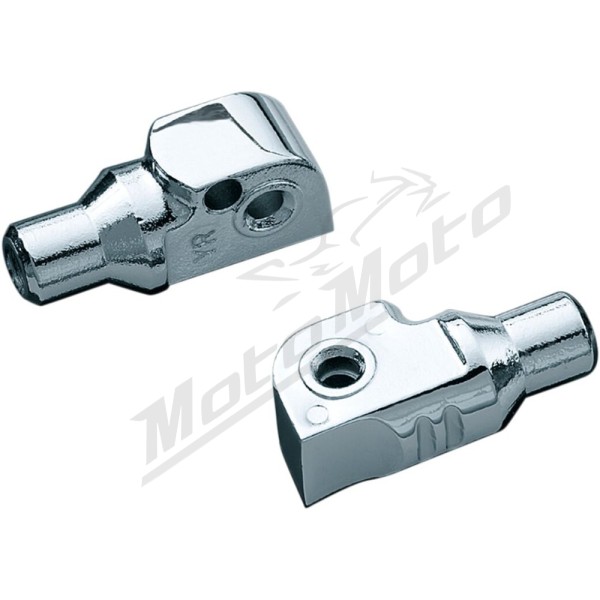 KURYAKYN Tapered Rear Foot Peg Adapters Yamaha VMX / XV / XVS / XVZ 250/1300 85-17