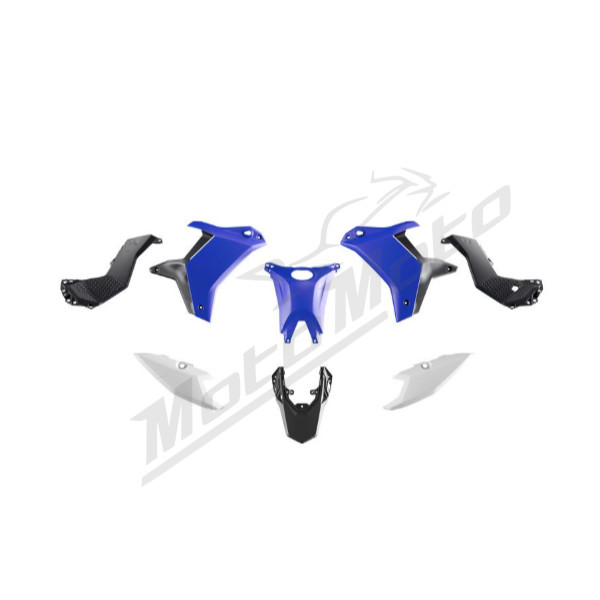 Racetech Plastic Set YAMAHA TENERE 700 25-26 Black/Blue