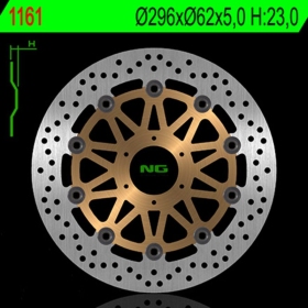 NG BRAKES 1161G plaukiojantis stabdžių diskas HONDA CB 600 98-99