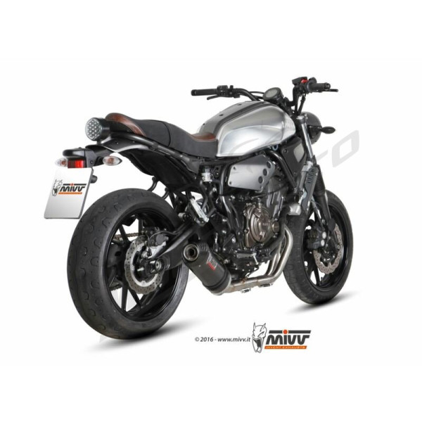 MIVV Oval Full Exhaust System Yamaha XSR 700 16-21