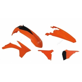 RACETECH Plastikų komplektas KTM EXC, EXC-F 125/500cc 11-13 Oranžinė