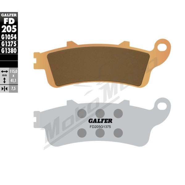 GALFER HH Sintered Brake Pads HONDA / KAWASAKI 650-1800cc 98-24