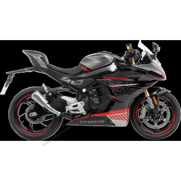 LEOVINCE LV-10 Slip-On Muffler CF MOTO 450S 23-24