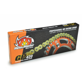 MOTO-MASTER 420 GP Chain Gold 134 Links Cobra Moto / Gas Gas / Husqvarna / Kawasaki / KTM / Yamaha 50-150 81-26
