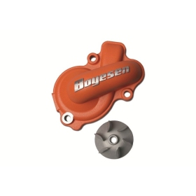 BOYESEN Vandens siurblio dangtelio ir sparnuotės rinkinys oranžinis  HUSQVARNA FE/ FC 250-350, KTM SX-F 350