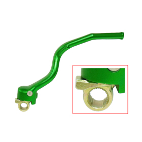 Psychic kick starter lever Green KAWASAKI KXF 250 13-16