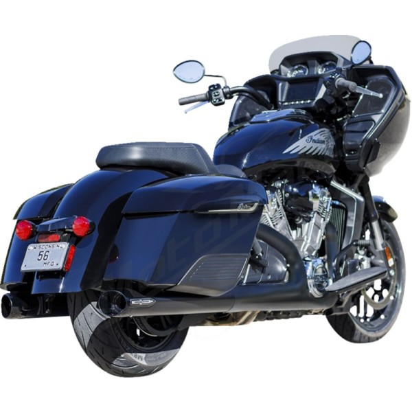 S&S CYCLE 4" Broadhead Slip-On Mufflers Indian Challenger / Chieftain 1768-1890cc 14-25