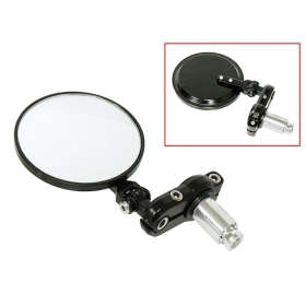 Hyper Universal Bar End Mirror Black