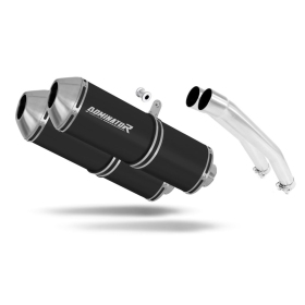 Suzuki GSXR 1300 Hayabusa 2008-2019 Exhaust Silencer Muffler OVR BLACK + dB killer