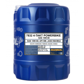Mannol engine oil 4t motorcycle 15w50 20l