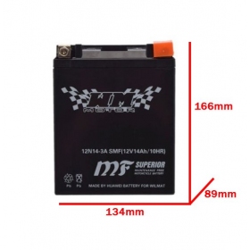 Battery 12N14-3A SMF 12V / 14Ah