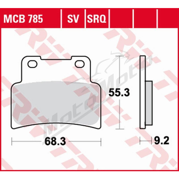 TRW KH432 Brake Pads Aprilia / Yamaha 125-900cc 07->