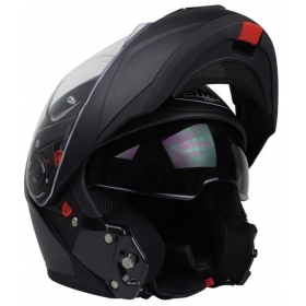 SMK GLIDE MATT BLACK MA200 Flip-up helmet