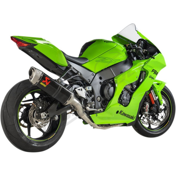 AKRAPOVIC Racing Line Exhaust System Stainless Steel / Titanium / Carbon Fiber Kawasaki ZX-10R-RR 1000 19-25