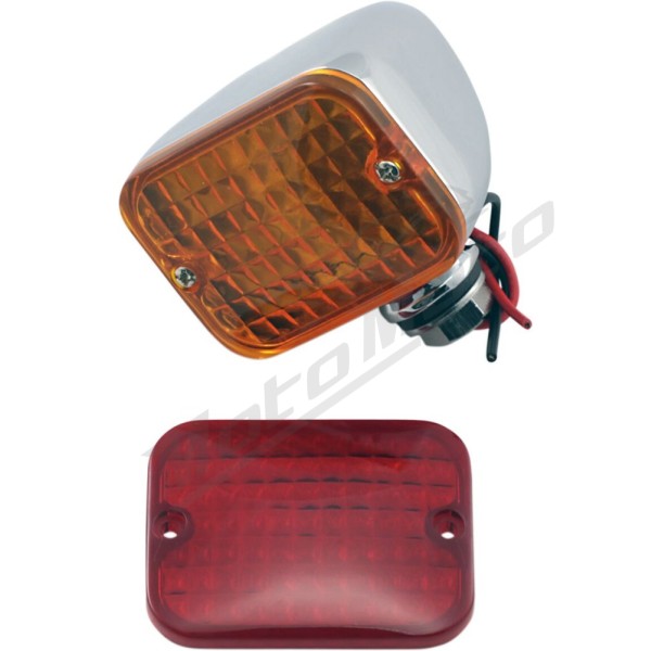 DRAG SPECIALTIES Rectangular Marker Lights 34,9mm