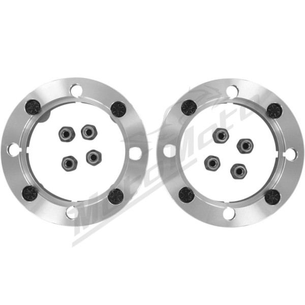 HIGH LIFTER Wide Tracs ratų tarpinės 4/156 1" 10X1.25 POLARIS SCRAMBLER / SPORTSMAN 550-1000cc 2009-2024 2vnt