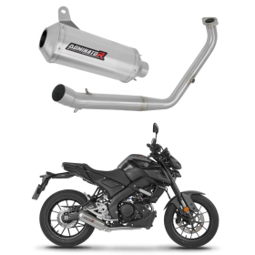 Yamaha MT 125 2021-2024 Dominator Full Exhaust System Collector Silencer OV G2 + dB killer