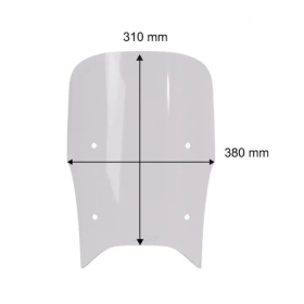 WRS Windshield Touring Voge DS 800 X ABS Rally 2025-> Clear