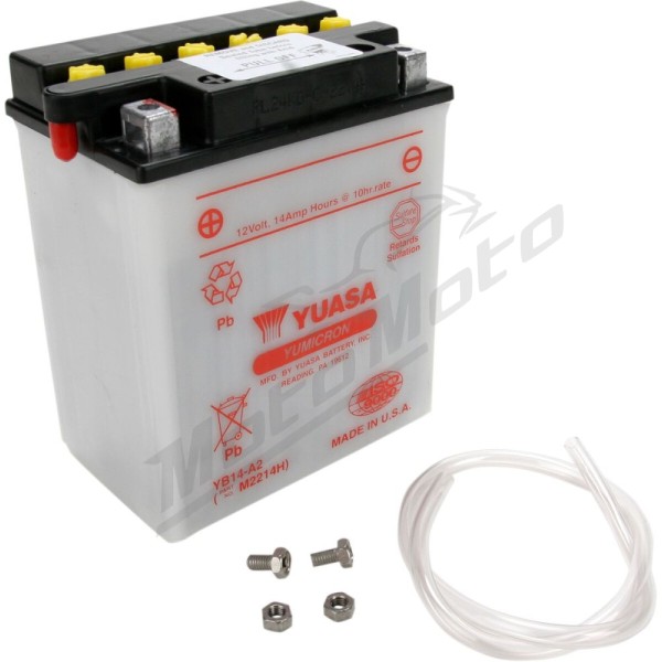 YUASA Akumuliatorius HD DRY YB14-A2 12V 14Ah