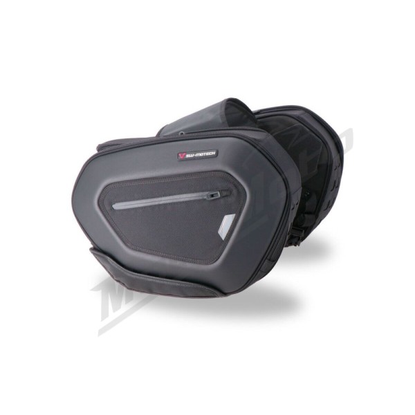 SW-MOTECH PRO BLAZE H Saddlebag Set with EDGE Protection & Heat Guard Suzuki GSR / GSX-S 750 11-21