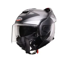 Caberg Trip Flip-Up Helmet Lunar Black/White