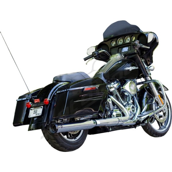 S&S CYCLE Išmetimo sistemos komplektas Harley Davidson FLH / FLHFB / FLHR 1750-1977cc 17-25