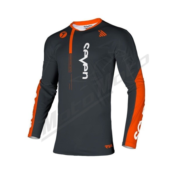 SEVEN Rival Rift youth Jersey - charcoal