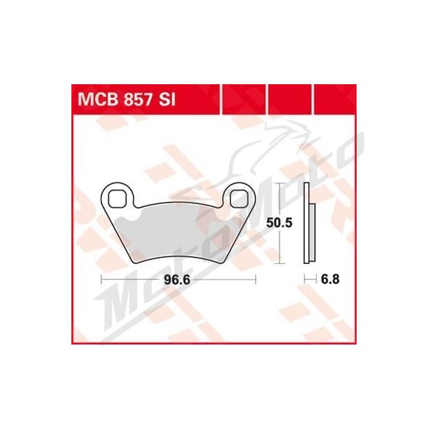TRW SI Series Sindered Off-Road Brake Pads Polaris Ranger / Ranger RZR 700-900cc 06-14