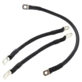 ALL BALLS Battery Cable Kit - Black Harley Davidson FXRS 1340 86-88