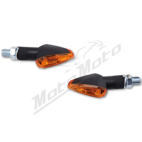 HIGHSIDER smart Peak Indicator Black/Orange E-Approved (Pair)