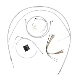 MAGNUM SHIELDING Sterling Chromite Cables / Lines Kit 30.5/35.5cm Harely Davidson FLHR 1750 21-22
