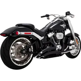 VANCE & HINES Big Radius Exhaust System Black Harley Davidson FXBRS / FLFBS / FLFB / FXDRS 1750-1868cc 18-24