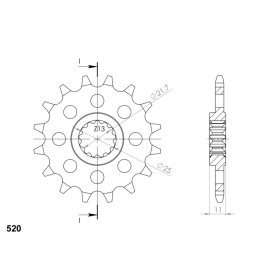 Supersprox / JT Front sprocket 1581.14