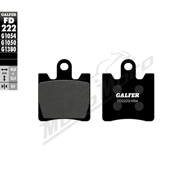 GALFER Semi-Metallic Brake Pads Daelim / Suzuki / Sym 125-400cc 98-15