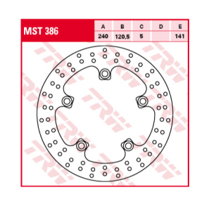 TRW Rear Brake Disc Suzuki GSF / GSR / SFV 600-1250cc 05-17