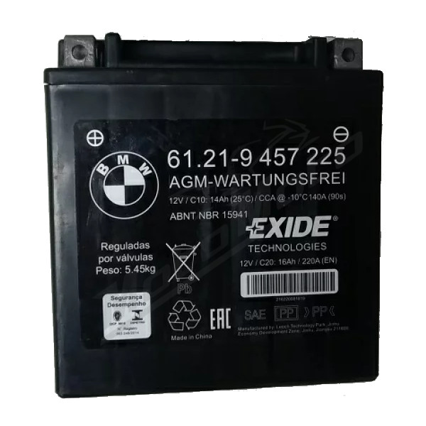 Battery BMW K 1200-1600cc 2013-2021