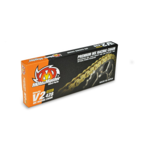 MOTO-MASTER 428 V2 Chain Gold 130 Links Benelli / Derbi / Husqvarna / KTM / Kawasaki / Yamaha 80-140 77-26